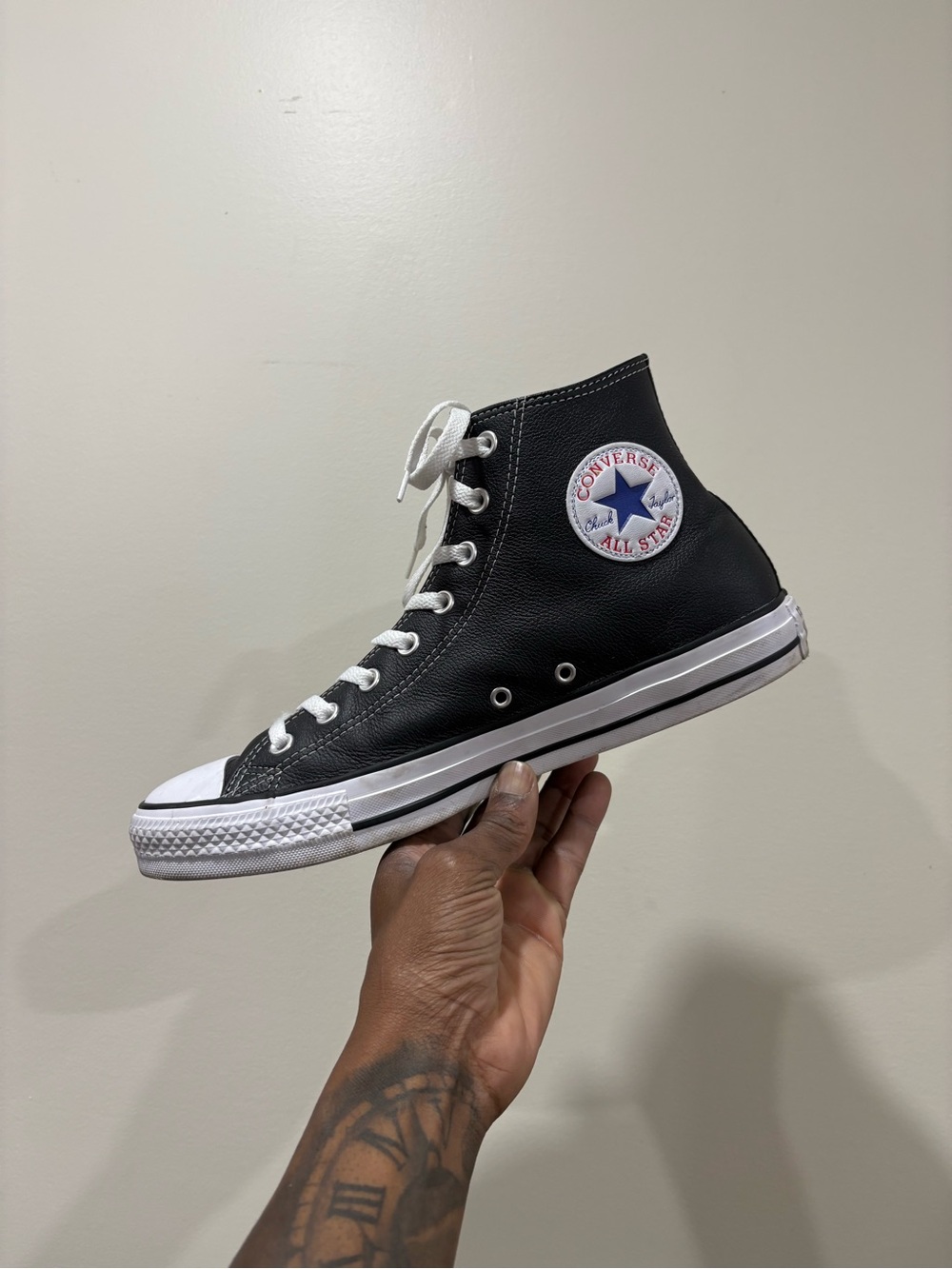 Classic Leather Converse Hightop Allstars